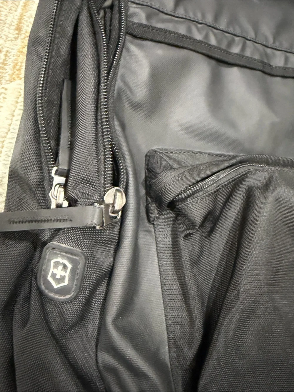 Victorinox Black Men's Everyday Backpack with Multiple Compartments